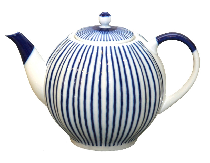 Lomonosov Porcelain Tea Pot Tulip Frenchman 3 Cups 20 oz/600 ml