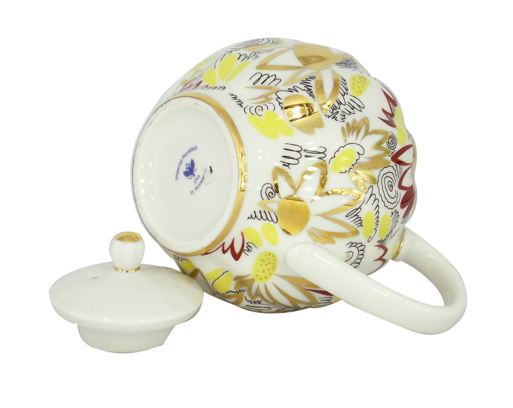 LOMONOSOV PORCELAIN TEA POT TULIP GOLDEN DAISY 3 CUPS 20 OZ/600 ML Add to Default shortcuts Primary tabs