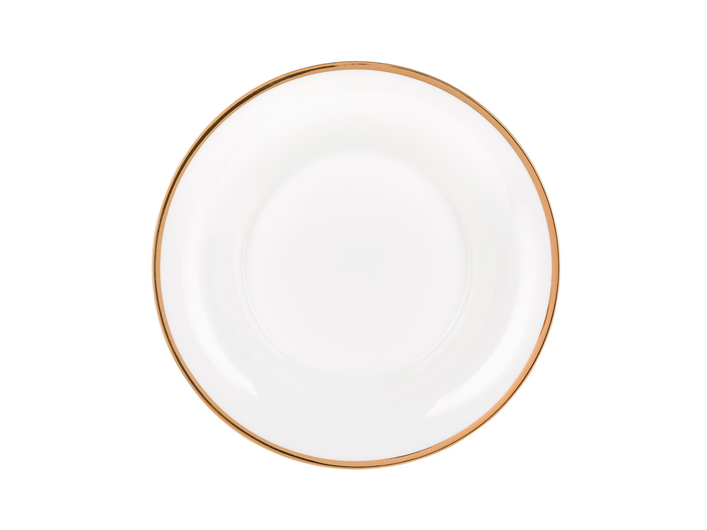 LOMONOSOV BONE CHINA PORCELAIN DINNER SET YULIANA GOLDEN RIBBON 24 ITEMS FOR 6 PERSONS