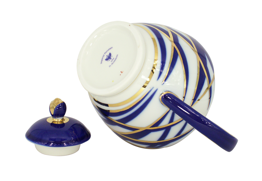 Lomonosov Imperial Porcelain Teapot Spring Cocoon 27 oz/800 ml