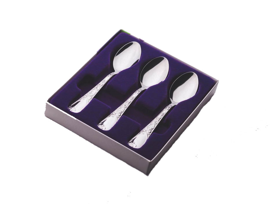 Stainless Steel Tea Spoons Set 6 Iris