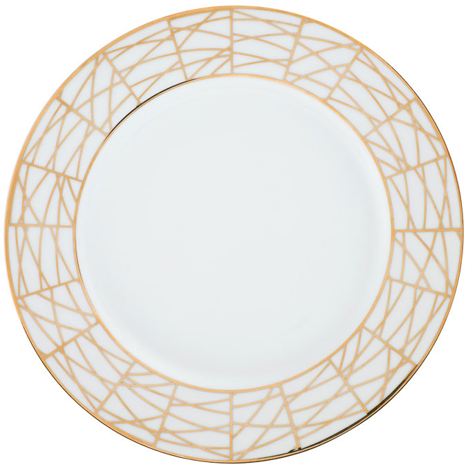 LOMONOSOV PORCELAIN DINNER PLATE FROSTY FAIRYTALE 9.8"/250 MM