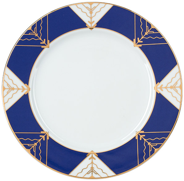 LOMONOSOV PORCELAIN DINNER PLATE KALEVALA 9.8"/250 MM