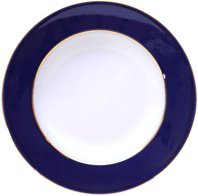 LOMONOSOV PORCELAIN SOUP PLATE EUROPEAN CLASSIC OF PETERSBURG 8.9"/225 MM