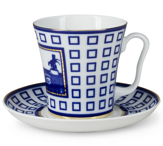 LOMONOSOV PORCELAIN MUG ANICHKOV BRIDGE LENINGRADSKII-2 12.2 FL.OZ/360 ML