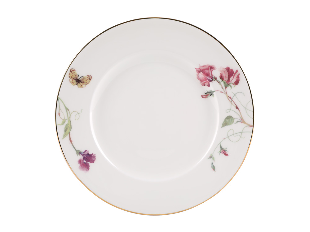 LOMONOSOV PORCELAIN DINING SET SERVICE 24 ITEMS FLOWERING SWEET PEA