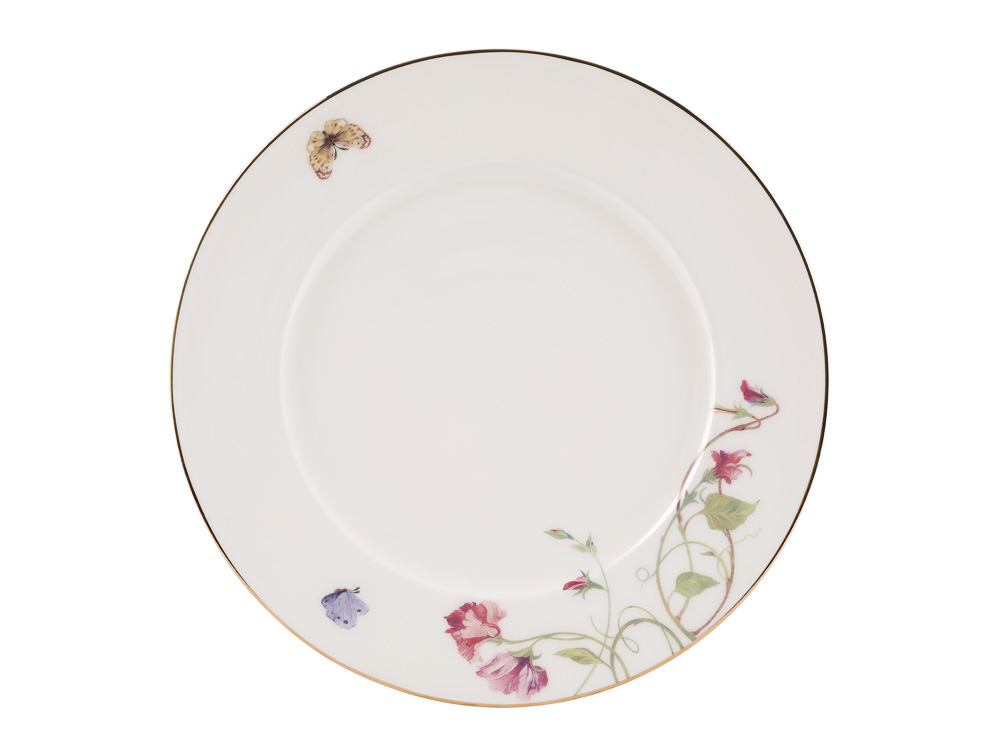 LOMONOSOV PORCELAIN DINING SET SERVICE 24 ITEMS FLOWERING SWEET PEA