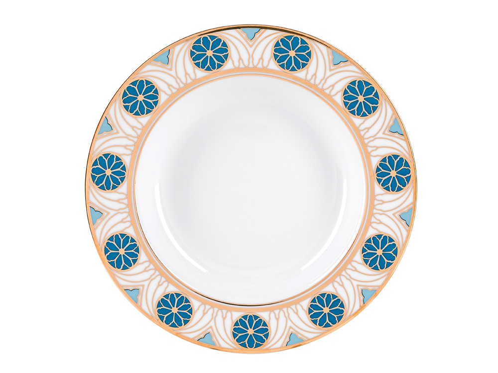 LOMONOSOV PORCELAIN DINNER SET GOTHIC 24 ITEMS EUROPEAN