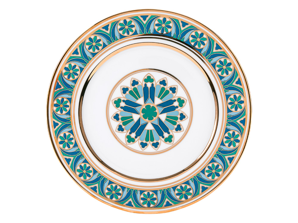 LOMONOSOV PORCELAIN DINNER SET GOTHIC 24 ITEMS EUROPEAN