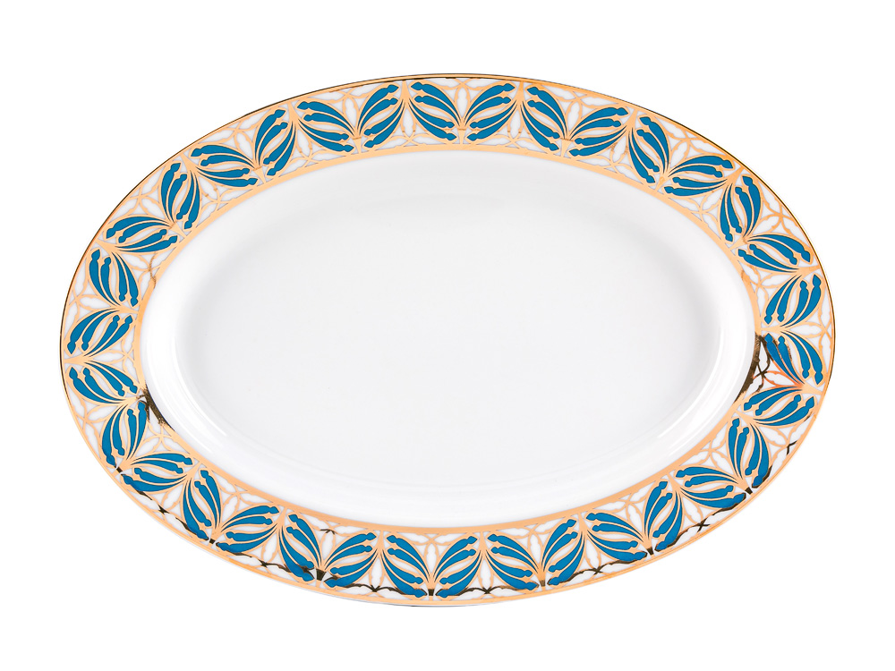 LOMONOSOV PORCELAIN DINNER SET GOTHIC 24 ITEMS EUROPEAN