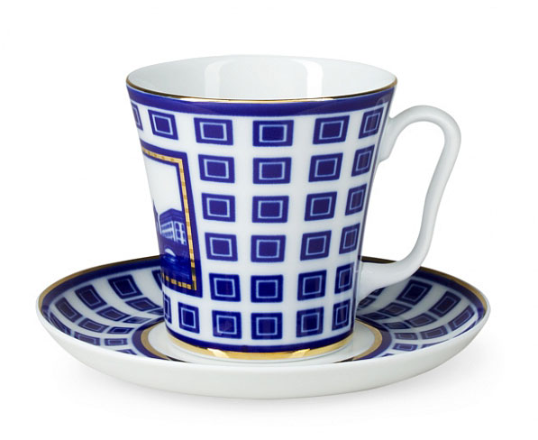LOMONOSOV PORCELAIN MUG STARO-KALINKIN BRIDGE LENINGRADSKII-2 12.2 FL.OZ/360 ML