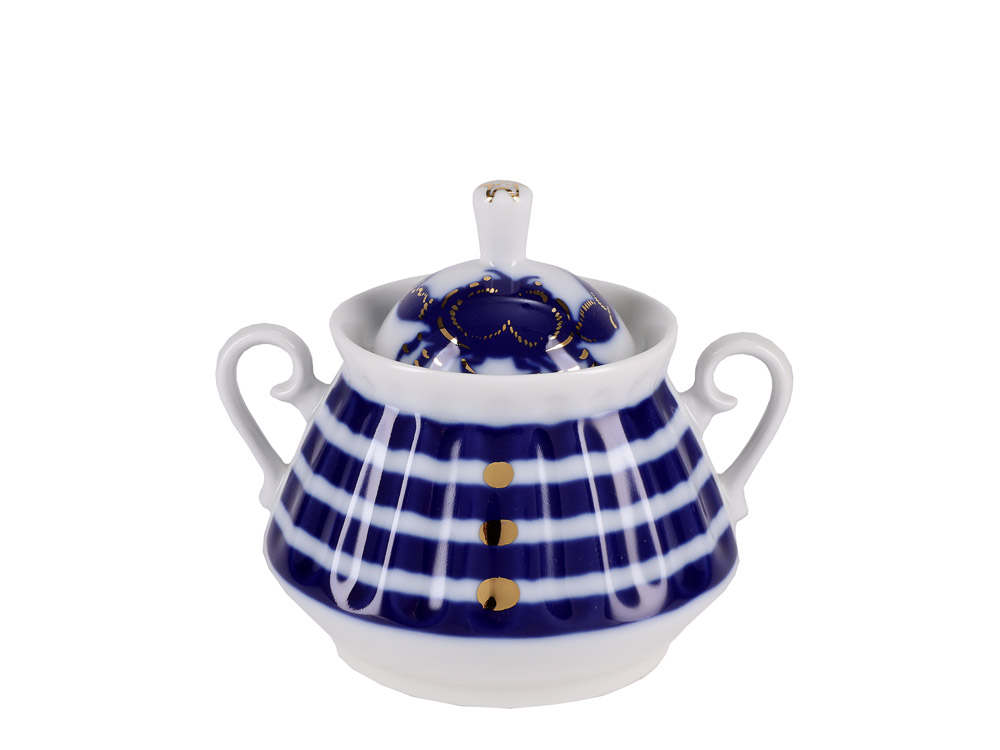 LOMONOSOV PORCELAIN TEA SET SEA STARFISH 6/14