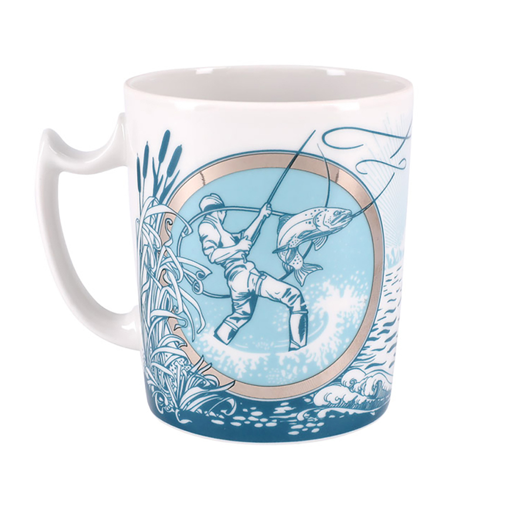 Lomonosov Imperial Covered Cup and Saucer Christmas Winter Fairy Tale