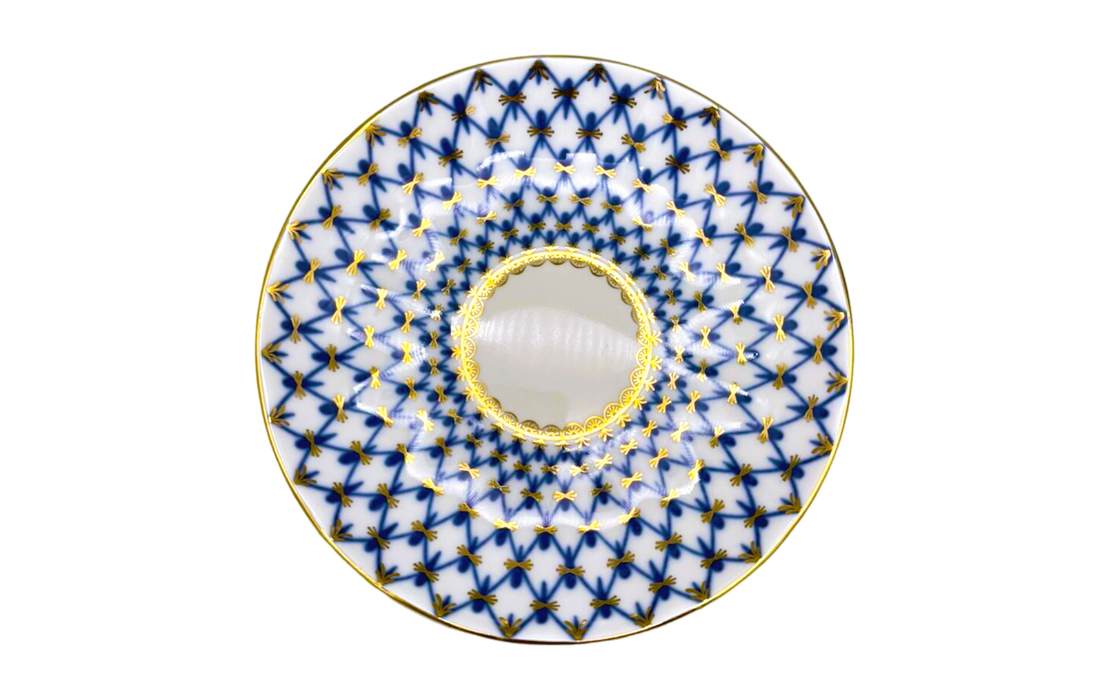 CUP AND SAUCER COBALT NET
