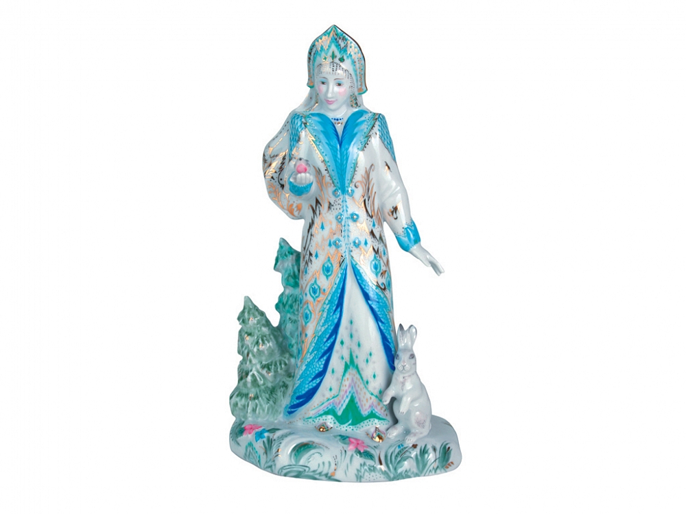 EXCLUSIVE LOMONOSOV PORCELAIN CHRISTMAS NEW YEAR FIGURINE SNOW MAIDEN