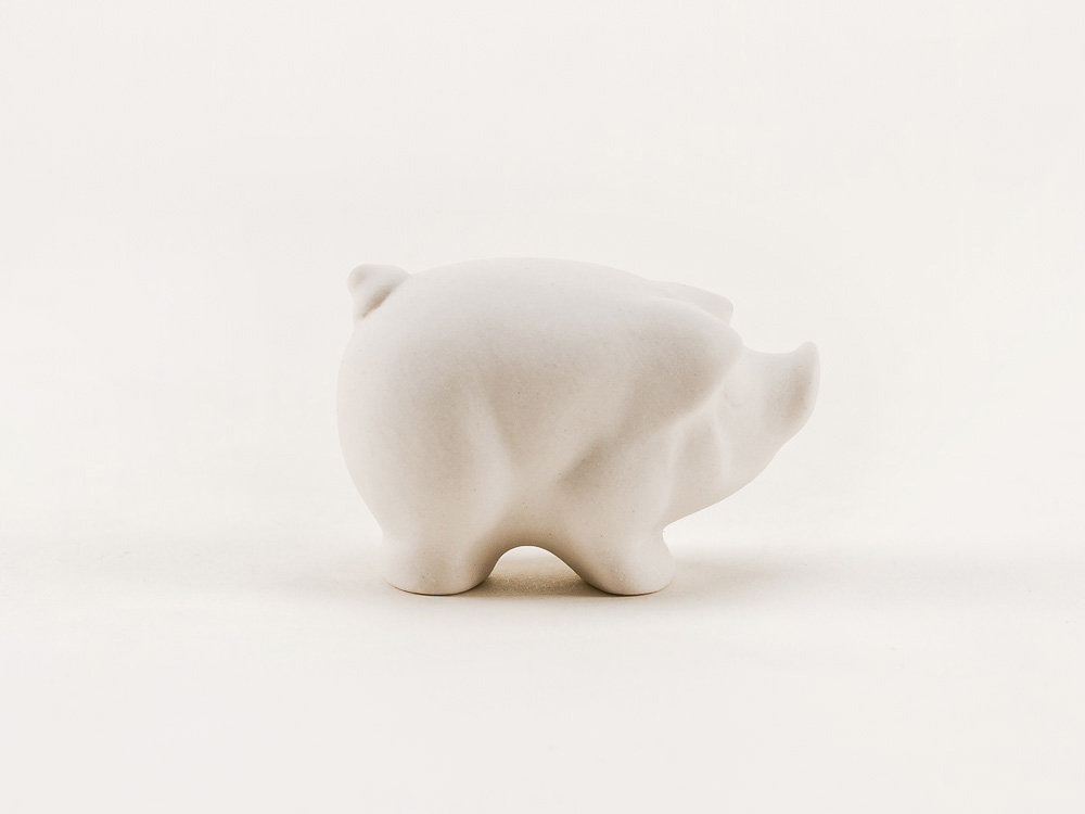 DIY Paint Three Little Pigs Piglets Lomonosov Figurine